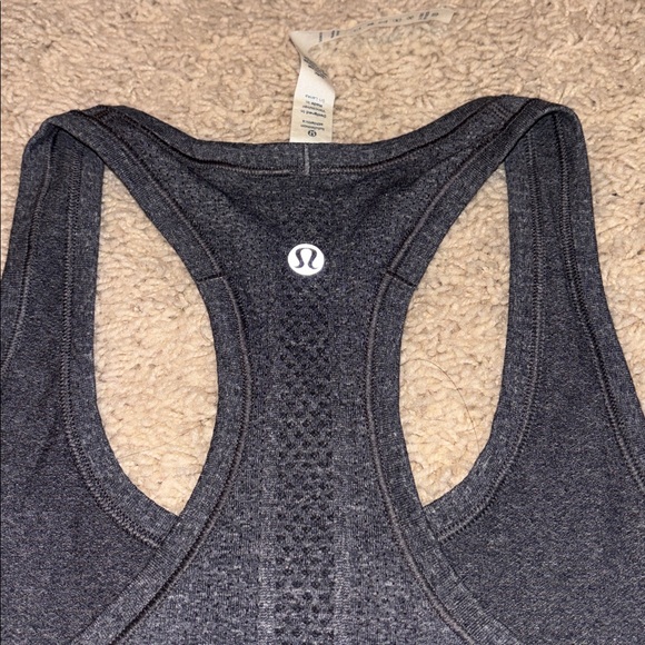 Lululemon Swiftly Tech Racerback in Heathered Black gray - Picture 12 of 16